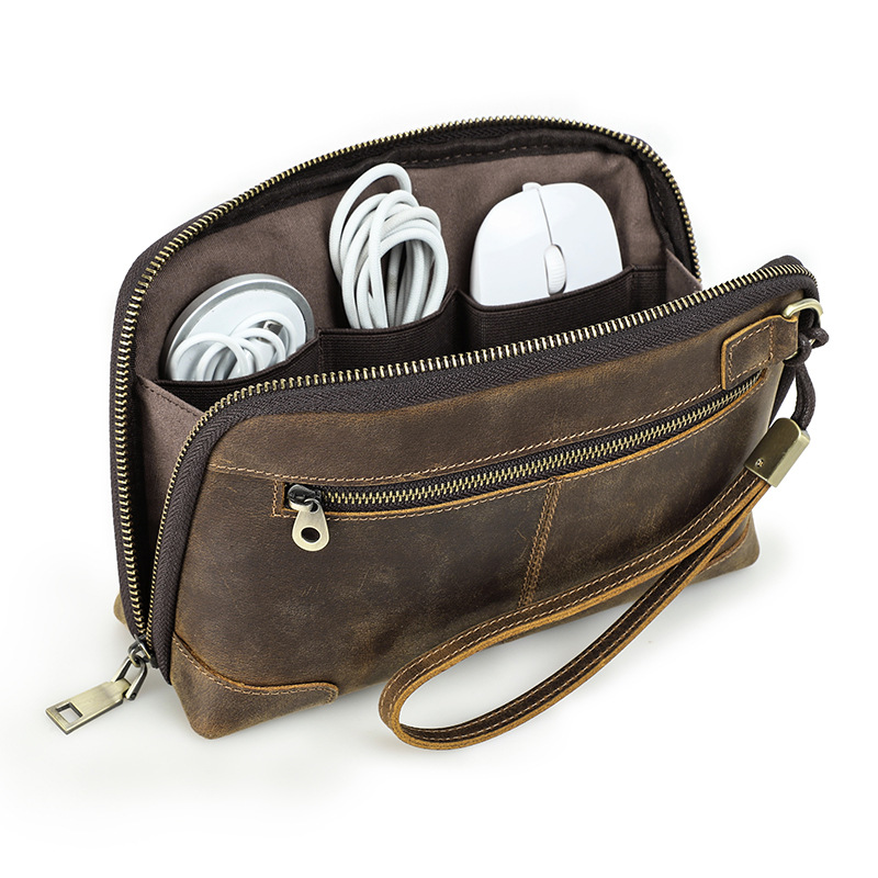 Electronics Gadgets In China - Bolsa Organizadora de Couro Genuíno com