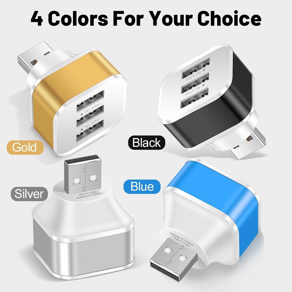Adaptador USB com 3 Portas, US - Electronics Gadgets For Car avaliação e preço