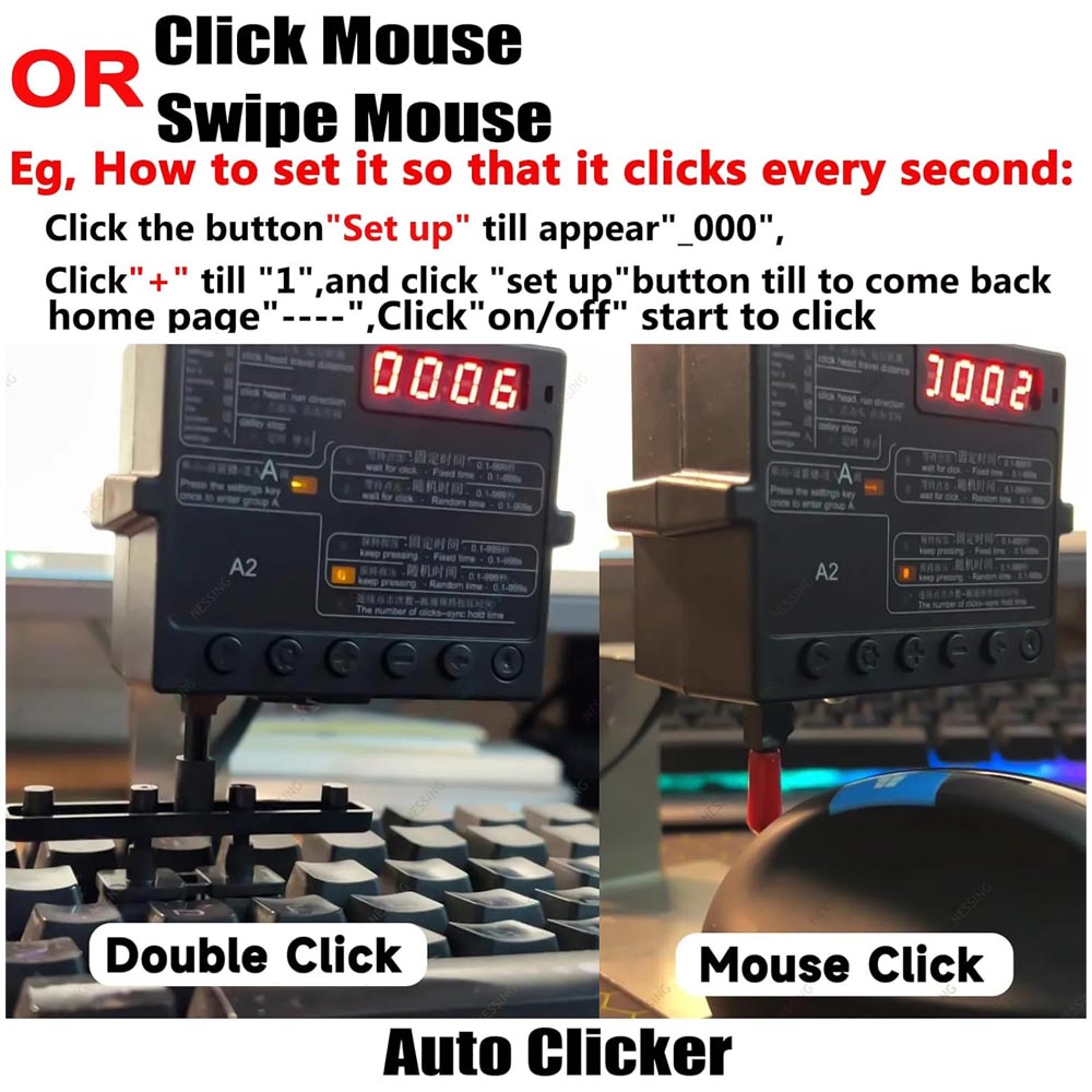 (ABC) Clicador Automático Físi - Auto Mouse Mover avaliação e preço