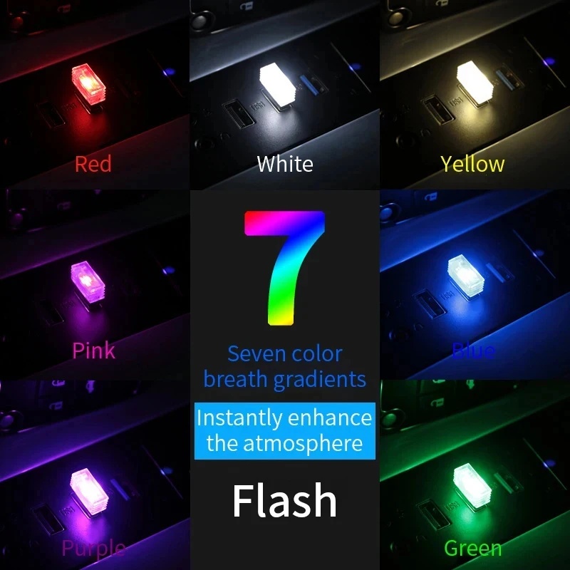 Luz LED Mini USB para Carro, L - Electronics Gadgets And Accessories avaliação e preço