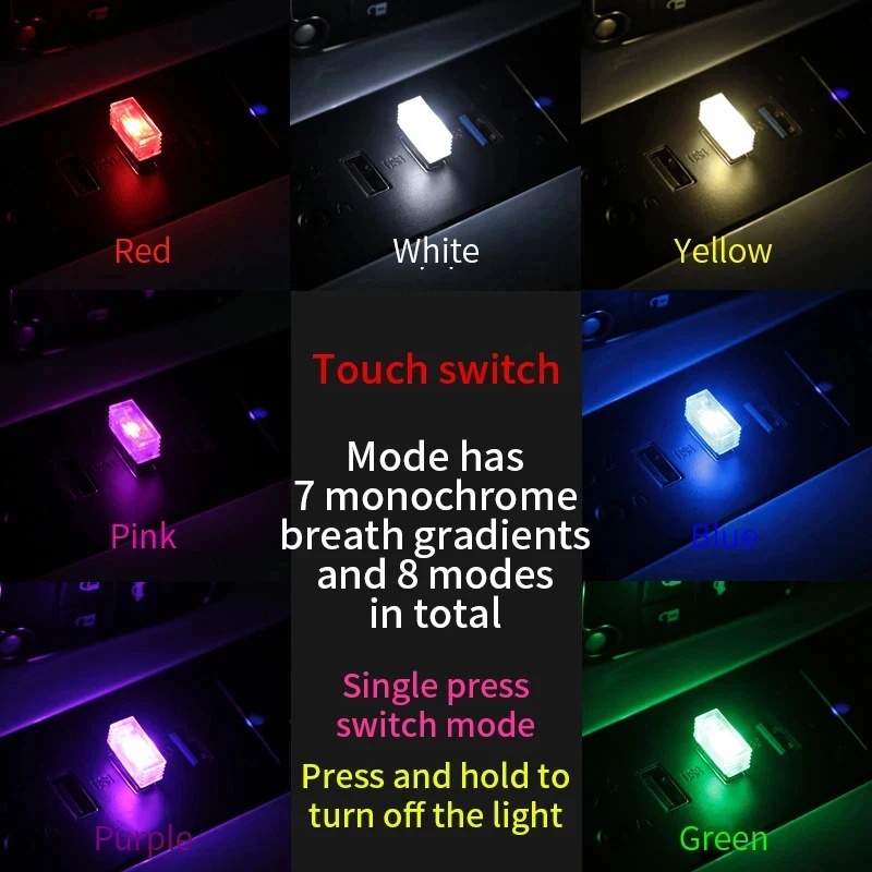 Luz LED Mini USB para Carro, L - Electronics Gadgets And Accessories avaliação e preço