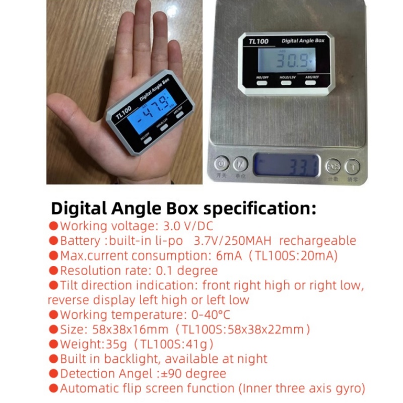 Medidor de ângulo horizontal,  - Electronics Gadgets For Car avaliação e preço