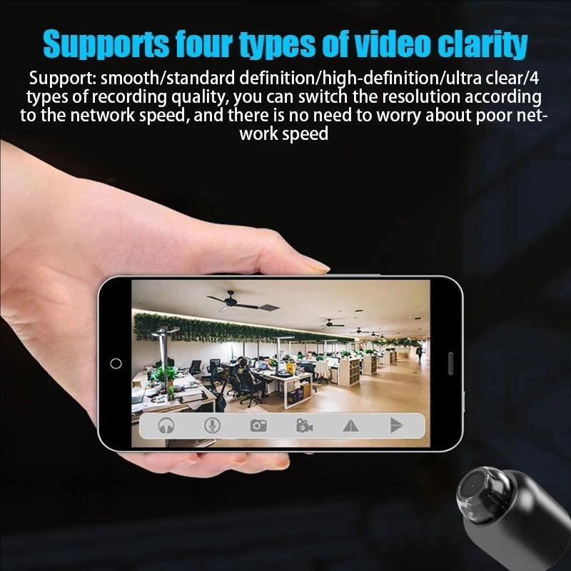 Câmera Mini HD 1080P WiFi Sem  - Compact Camera Mirrorless avaliação e preço