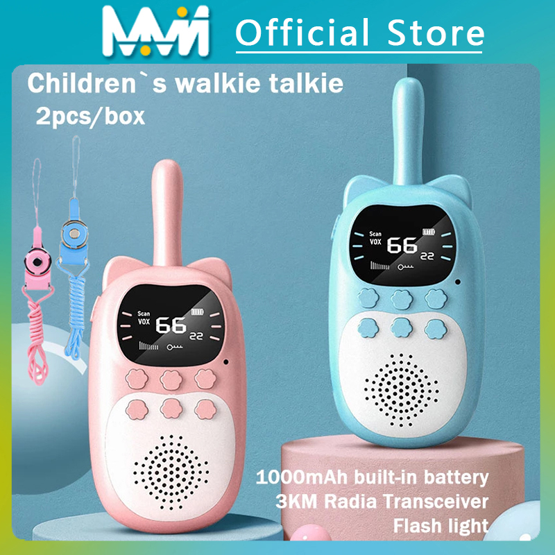 Crianças walkie talkie 2 pçs b - Electronics Gadgets For Gift avaliação e preço