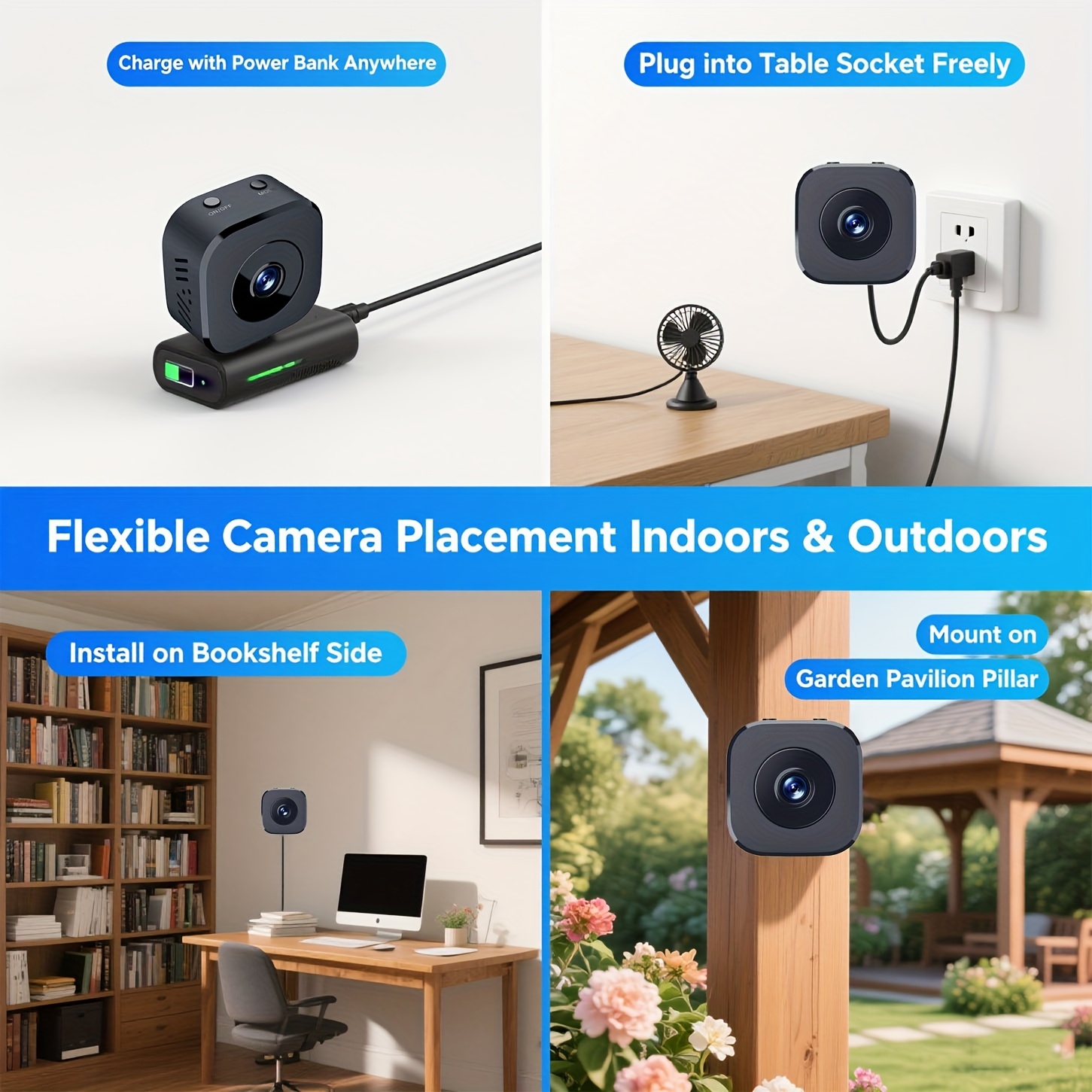 1080p hd mini câmera wi-fi seg - Compact Camera Mirrorless avaliação e preço