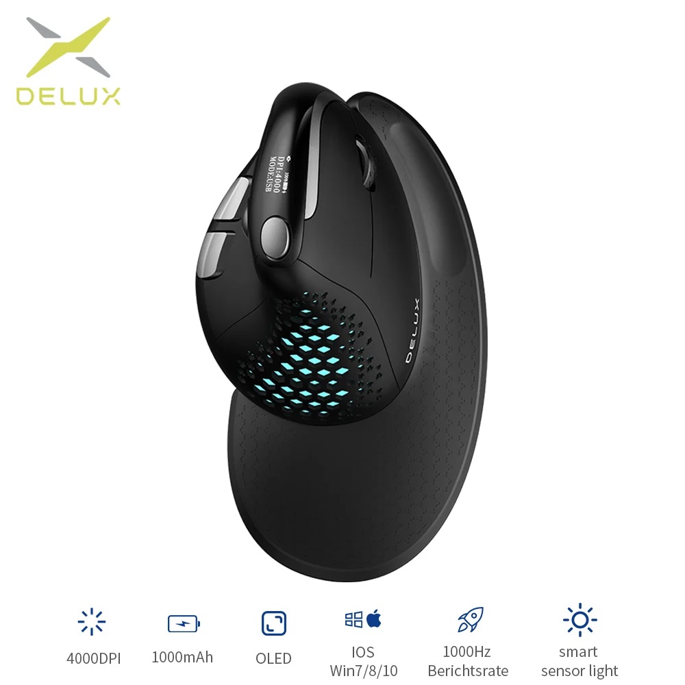 Delux M618XSD Seeker Mouse ver - Auto Mouse Mover avaliação e preço