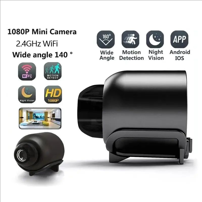Câmera Mini HD 1080P WiFi Sem  - Compact Camera Mirrorless avaliação e preço